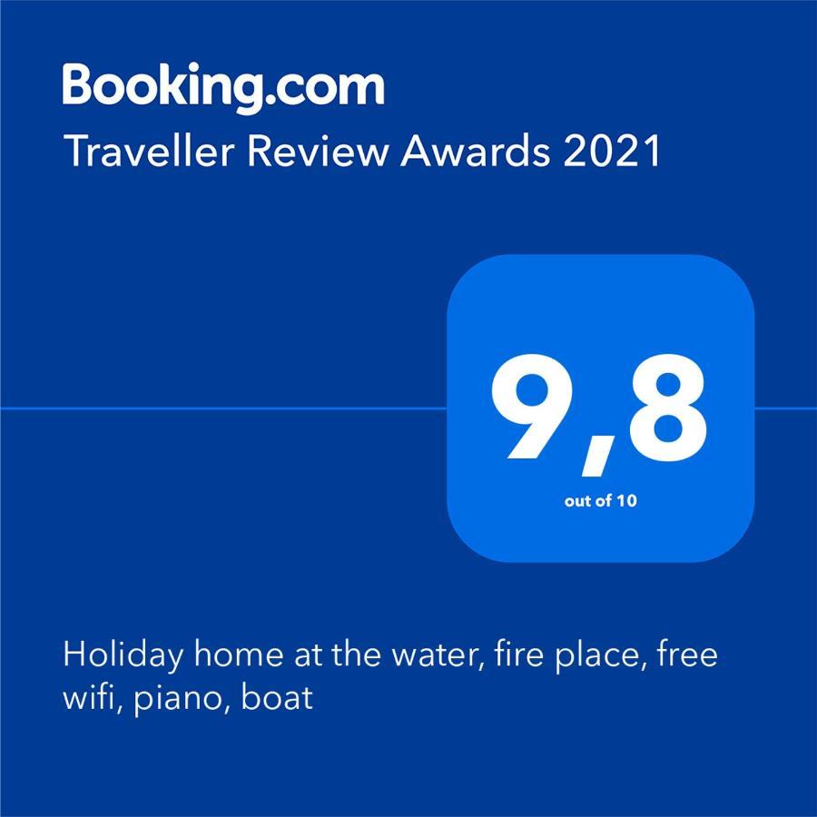 Holiday Home At The Water, Fire Place, Boat And Sup Rent, Near Amsterdam アールスメール エクステリア 写真